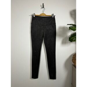 J‎ McLaughlin Charcoal Faux Suede High Waist Leggings Pants Women's XS